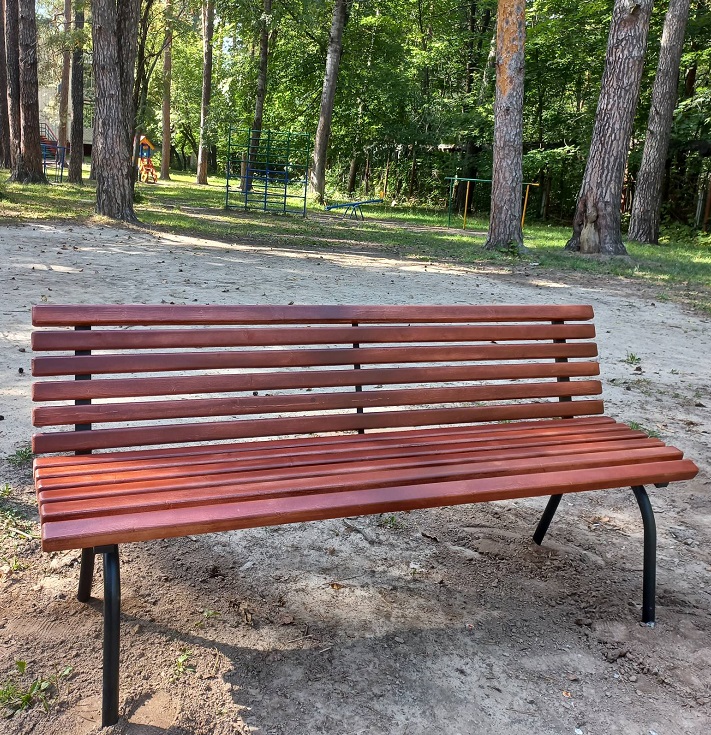 Скамейка со спинкой ВЕ-1.30 1800х450х900мм