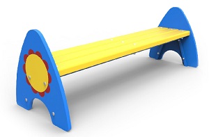 Лавочка детская Л-7 1300х445х450мм